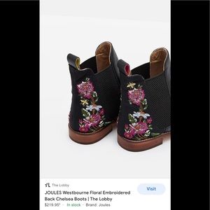 Joules leather Chelsea boots